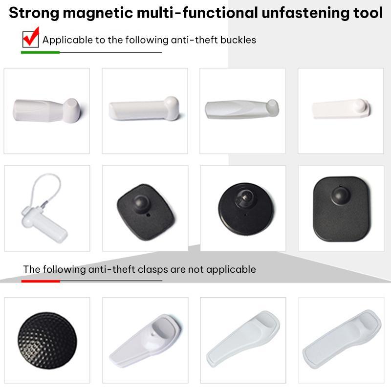 Universal AntiTheft Magnetic Tag Detacher Clothing Security Remover 5
