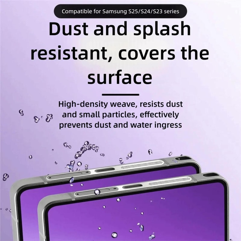 Metal Galaxy S26 Ultra Speaker Dust Cover High Density Metallic Integrated Protection Mesh 4