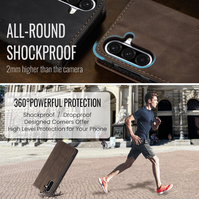 Premium Samsung Galaxy A36 Case Horizontal Flip Leather Phone Case With Wallet Stand 5