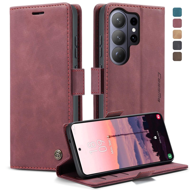 Premium Samsung Galaxy A36 Case Horizontal Flip Leather Phone Case With Wallet Stand 11