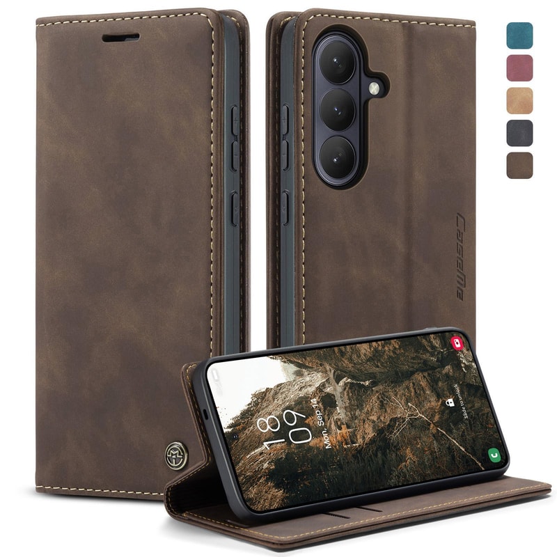 Premium Samsung Galaxy A36 Case Horizontal Flip Leather Phone Case With Wallet Stand 8