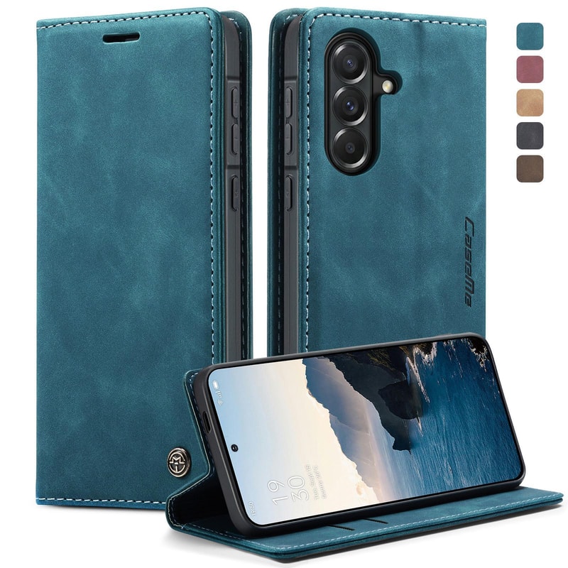 Premium Samsung Galaxy A36 Case Horizontal Flip Leather Phone Case With Wallet Stand 10