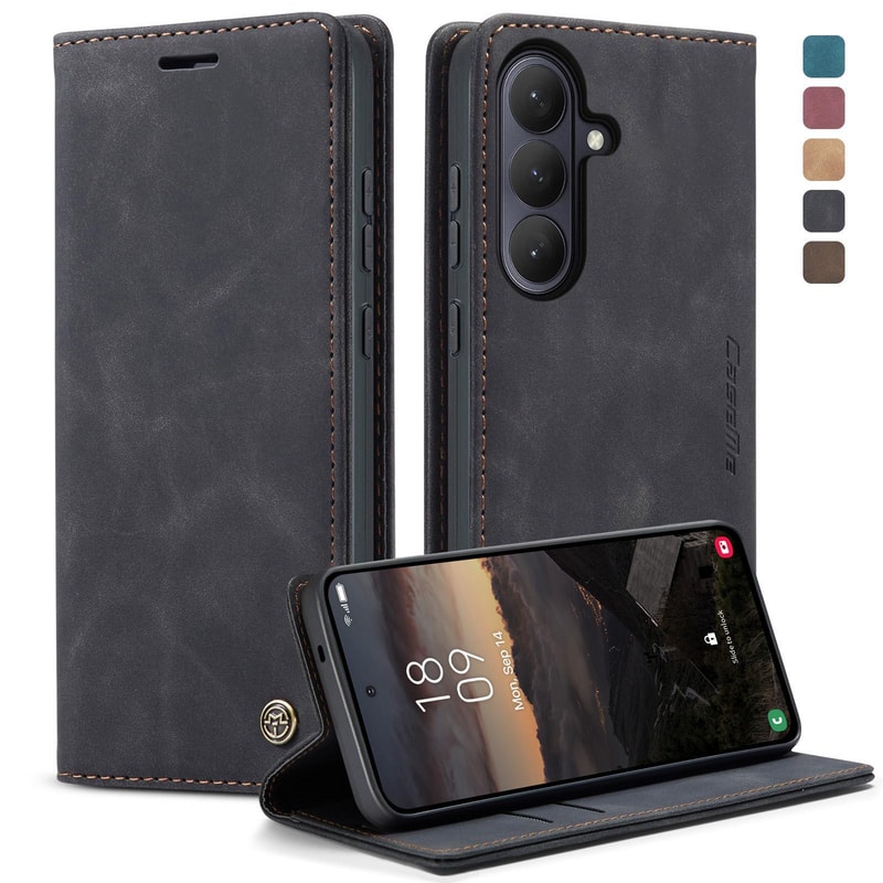 Premium Samsung Galaxy A36 Case Horizontal Flip Leather Phone Case With Wallet Stand 12
