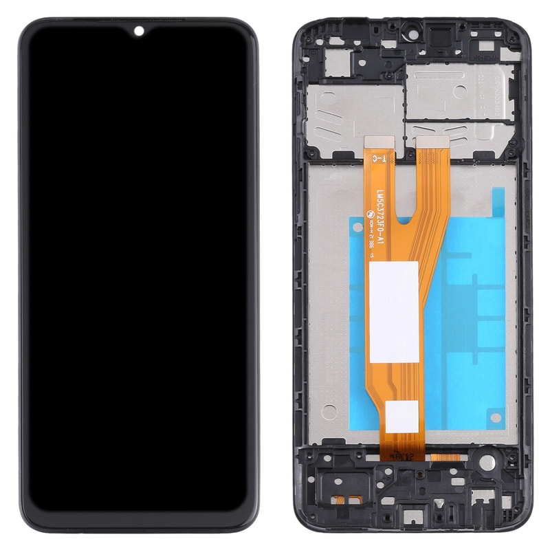 Premium Samsung Galaxy A03 Core Screen Replacement With LCD Digitizer Assembly Frame 1
