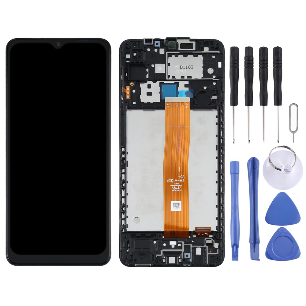 Premium Samsung Galaxy A12 Screen Replacement With Frame Original LCD Digitizer Assembly 1