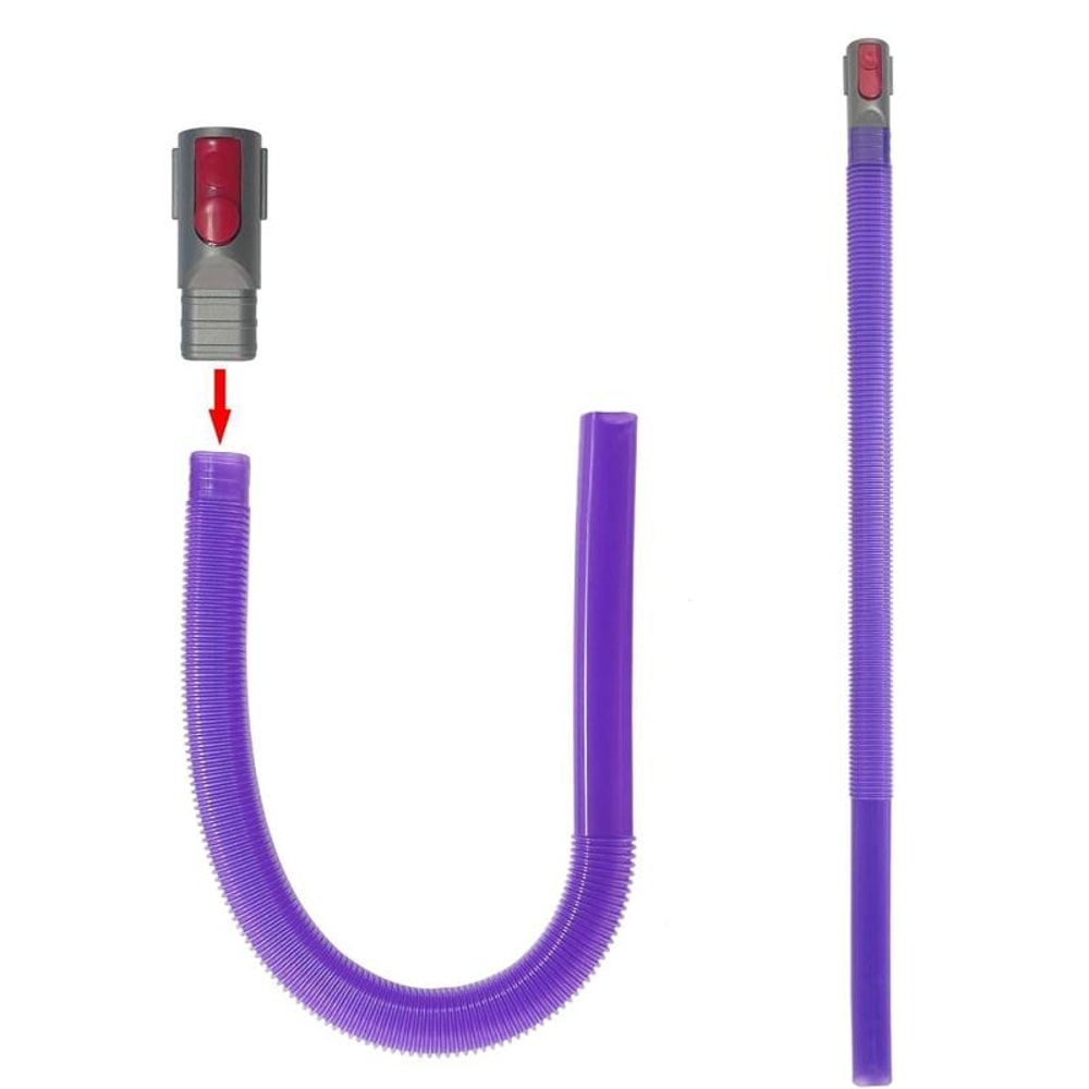 Cordless Dryer Vent Cleaning Kit With Extended Vacuum Hose Purple 1