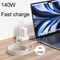 Magnetic Type C To Magsafe Braided Cable For MacBook Air Pro Fast Charging 5