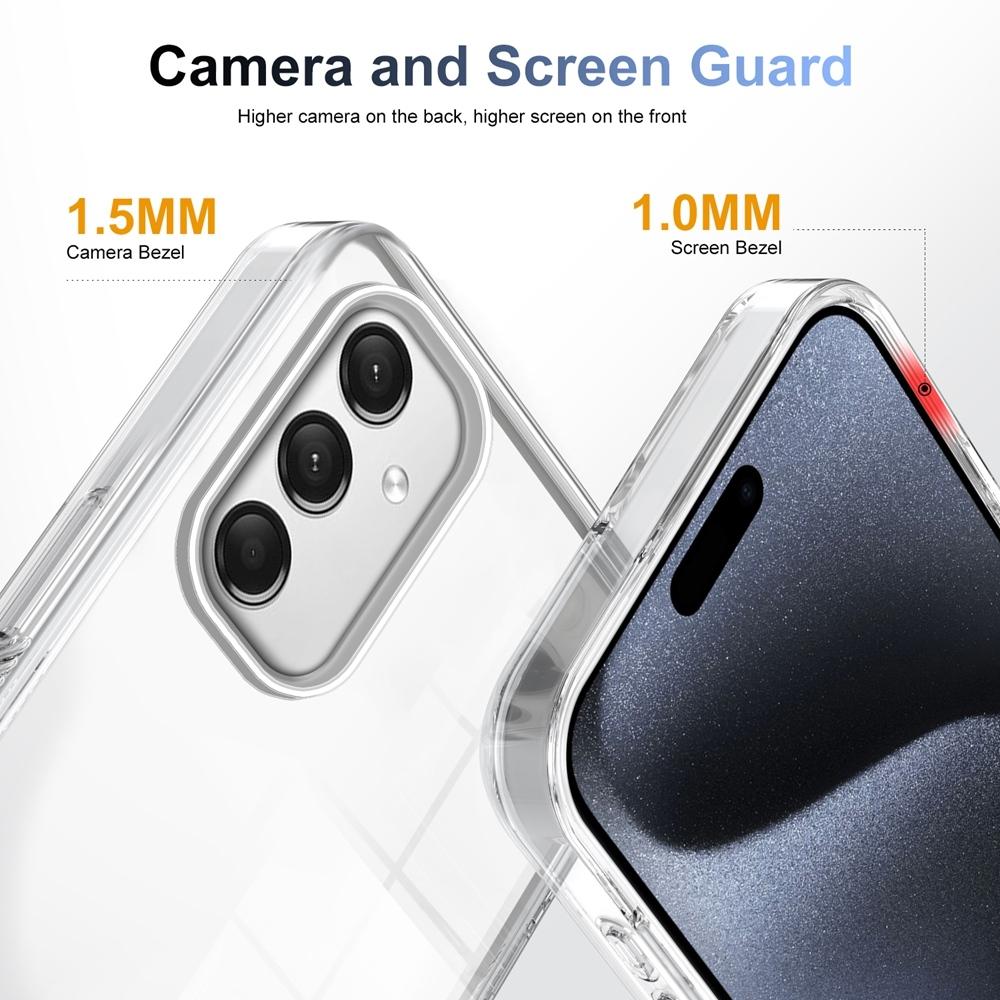 Samsung Galaxy Clear Hybrid Phone Case Anti Slip Protective Cover With TPU Acrylic Transparency 1