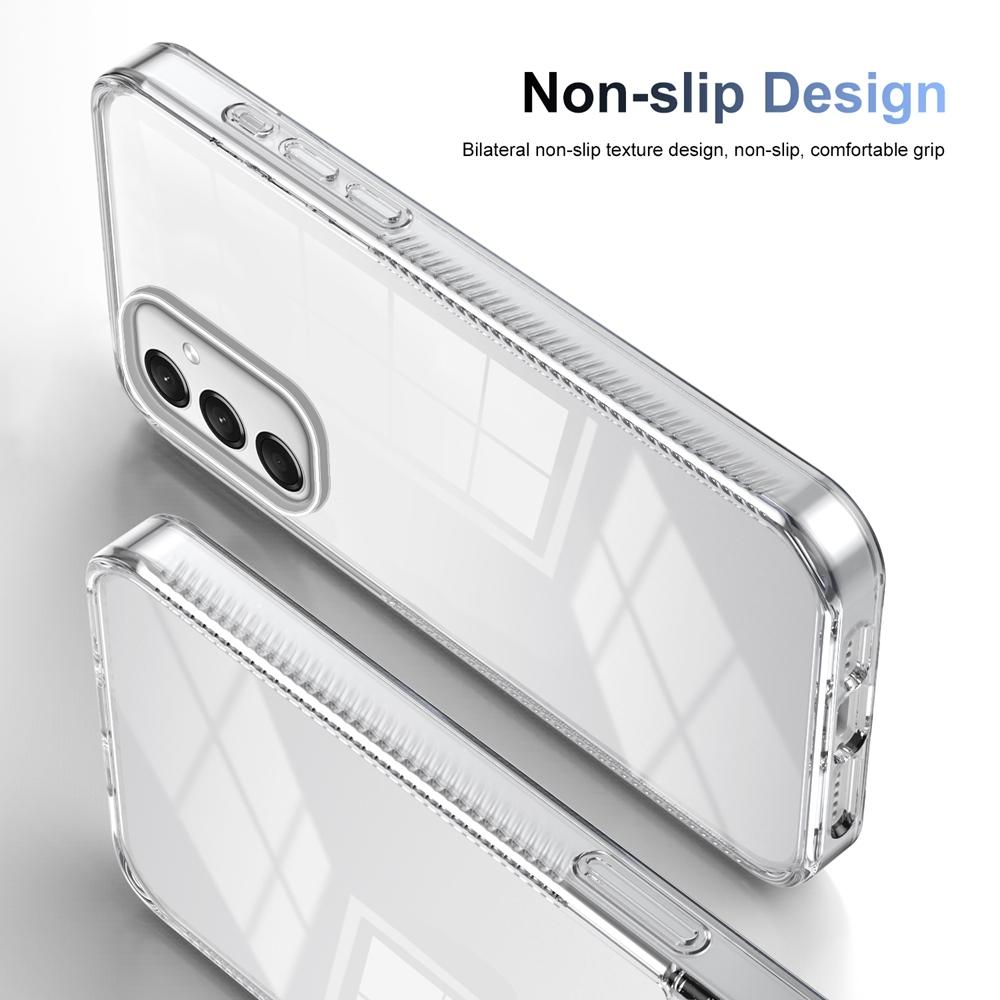 Samsung Galaxy Clear Hybrid Phone Case Anti Slip Protective Cover With TPU Acrylic Transparency 4