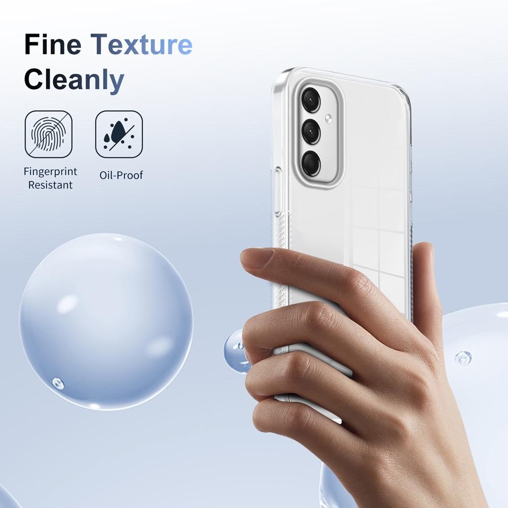 Samsung Galaxy Clear Hybrid Phone Case Anti Slip Protective Cover With TPU Acrylic Transparency 5