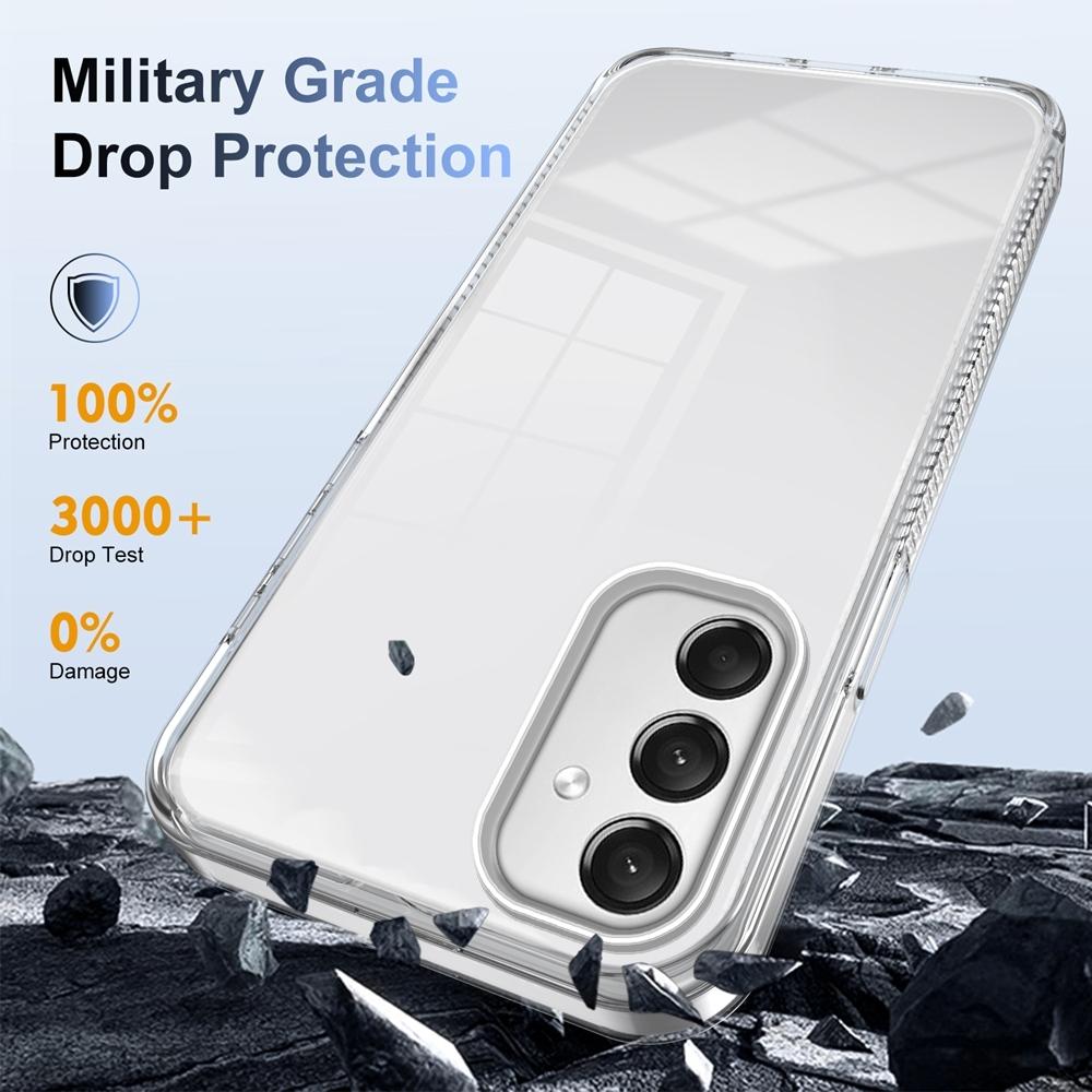 Samsung Galaxy Clear Hybrid Phone Case Anti Slip Protective Cover With TPU Acrylic Transparency 7