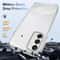 Samsung Galaxy Clear Hybrid Phone Case Anti Slip Protective Cover With TPU Acrylic Transparency 7