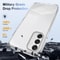 Samsung Galaxy Clear Hybrid Phone Case Anti Slip Protective Cover With TPU Acrylic Transparency 7