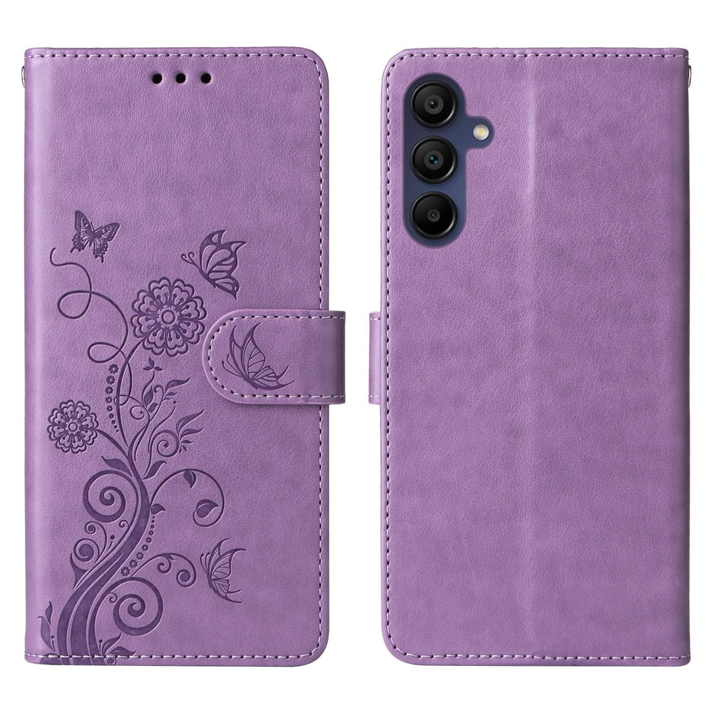 Premium Butterfly Floral Wallet Case For Samsung Galaxy Leather Protective Stand Cover 2