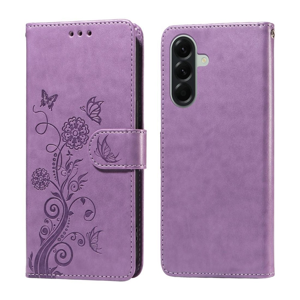 Premium Butterfly Floral Wallet Case For Samsung Galaxy Leather Protective Stand Cover 7