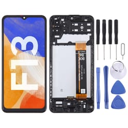 premium samsung galaxy f13 lcd screen replacement full digitizer assembly with frame