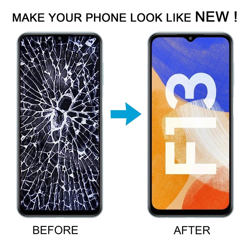 Premium Samsung Galaxy F13 LCD Screen Replacement Full Digitizer Assembly With Frame 6