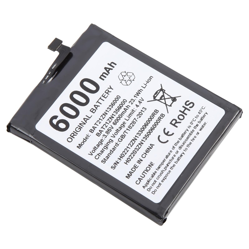 DOOGEE High-Capacity 6000mAh Replacement Battery