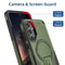 Samsung Galaxy A16 Army Green Hybrid Armor Phone Case with Built In Kickstand