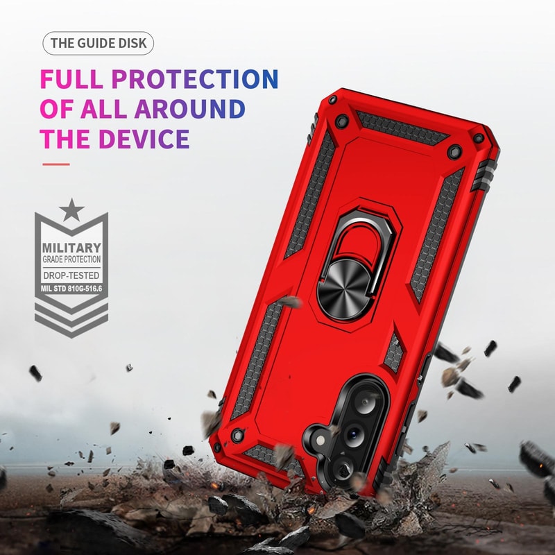 Samsung Galaxy Shockproof Protective Case With Holder Stand TPU PC Armor 5
