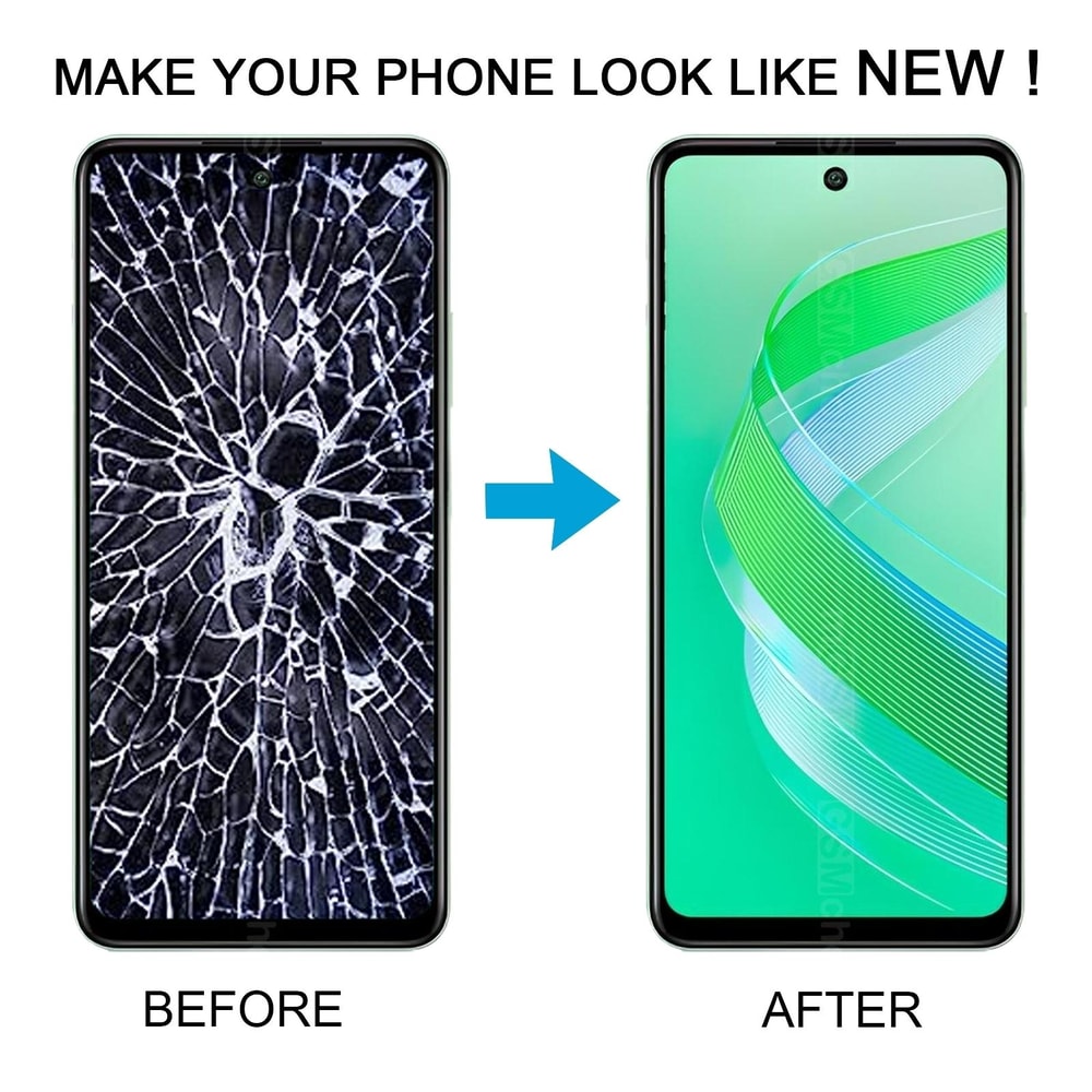 Premium Tecno Spark Go LCD Replacement OEM LCD Screen With Digitizer Full Assembly 6