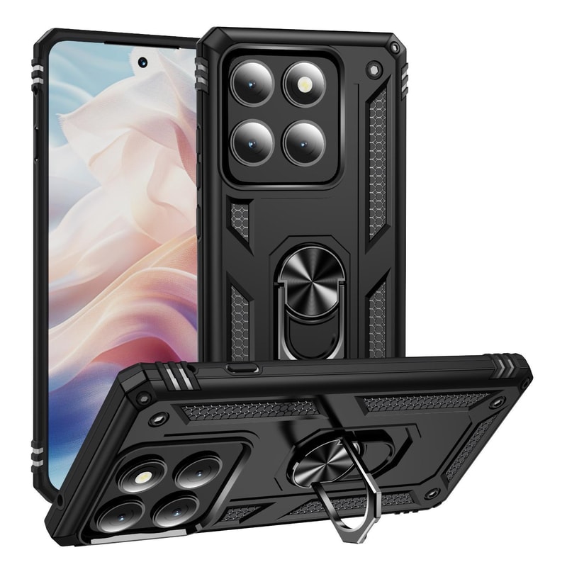 Motorola Edge Shockproof TPU PC Case With Integrated Ring Holder Heavy Duty Protection 8