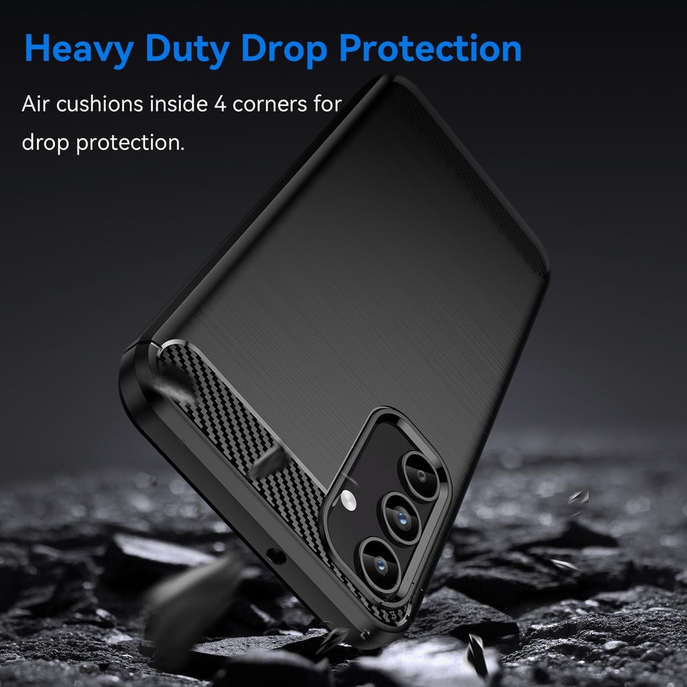 Premium Samsung Galaxy Phone Case Carbon Fiber Texture TPU Protective Case 2