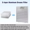 Premium 5 Layer Range Hood Filter Replacement Heavy Duty Aluminum Mesh Filter 3