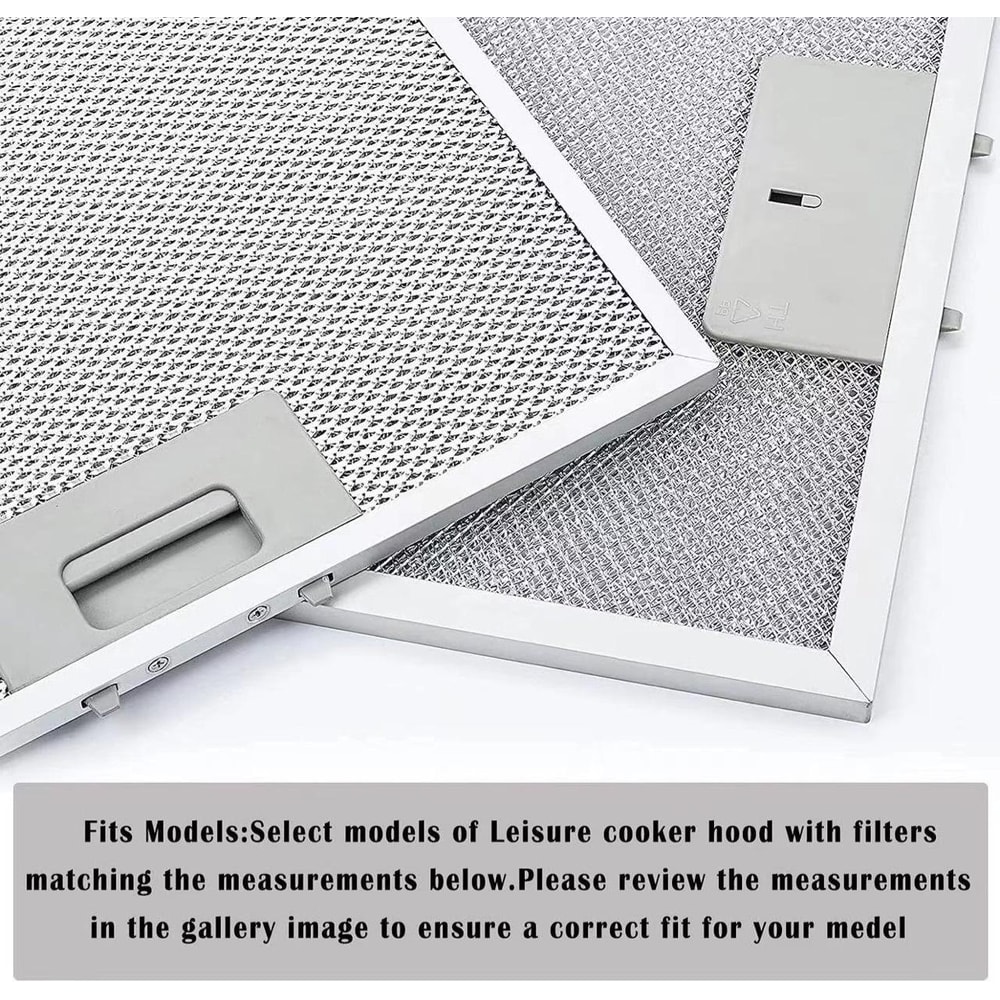 Premium 5 Layer Range Hood Filter Replacement Heavy Duty Aluminum Mesh Filter 5