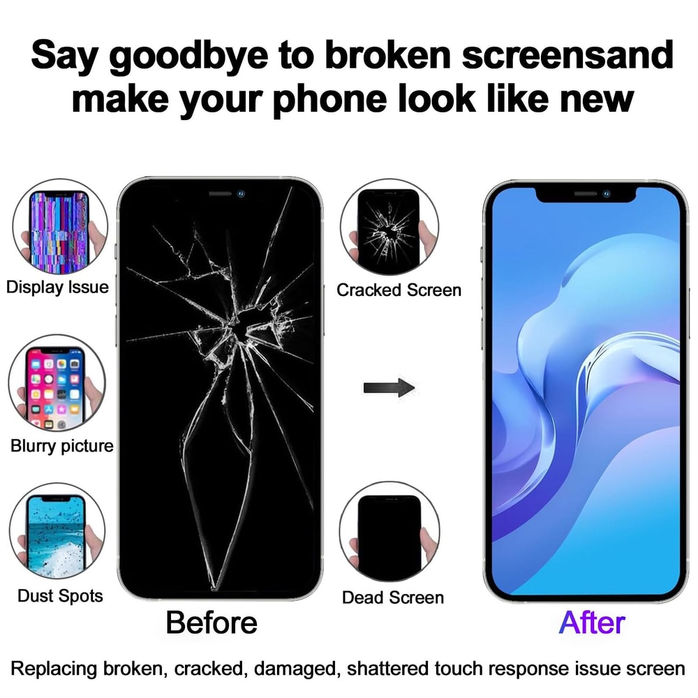 IPhone XR Incell LCD Screen Replacement Full HD Display With True Tone Touch Digitizer 2
