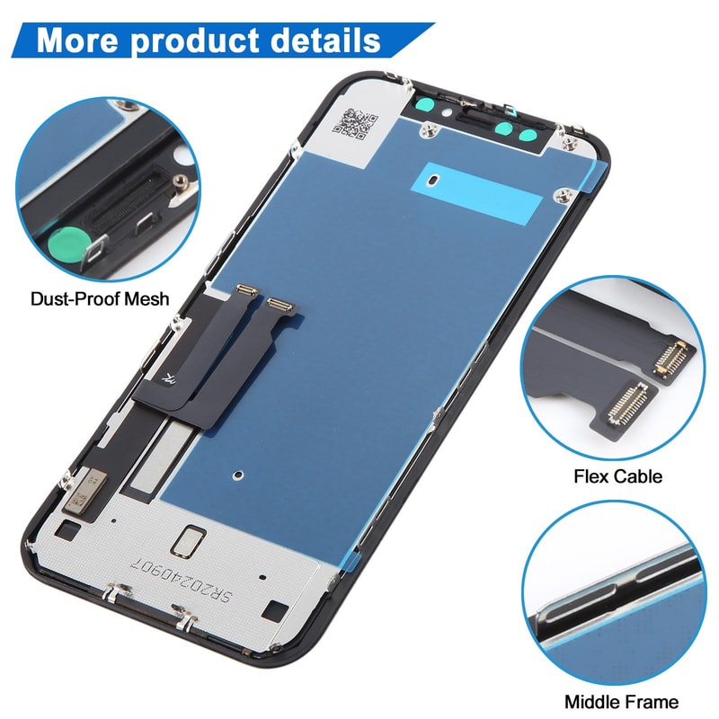IPhone XR Incell LCD Screen Replacement Full HD Display With True Tone Touch Digitizer 4