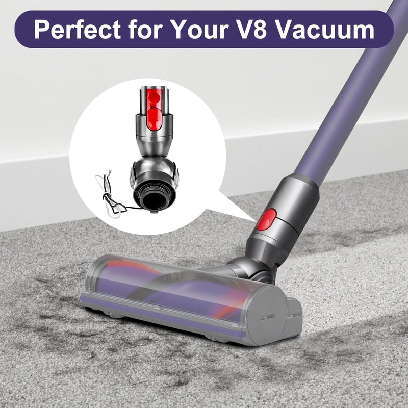 Dyson V8 V10 Connector Elbow with Wheels Direct Drive Head Replacement Part