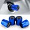 KIA KN Tire Valve Caps Dustproof Metal Valve Stem Caps LeakProof 0