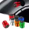 KIA KN Tire Valve Caps Dustproof Metal Valve Stem Caps LeakProof 8
