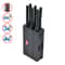Portable Multi Band Cell Phone Signal Jammer With WiFi 4G Blocking 20m Range 0