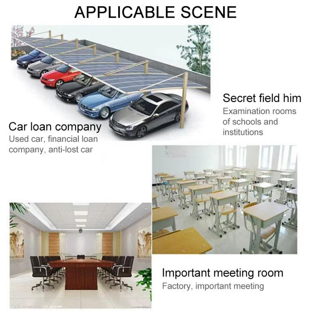 Portable Multi Band Cell Phone Signal Jammer With WiFi 4G Blocking 20m Range 6