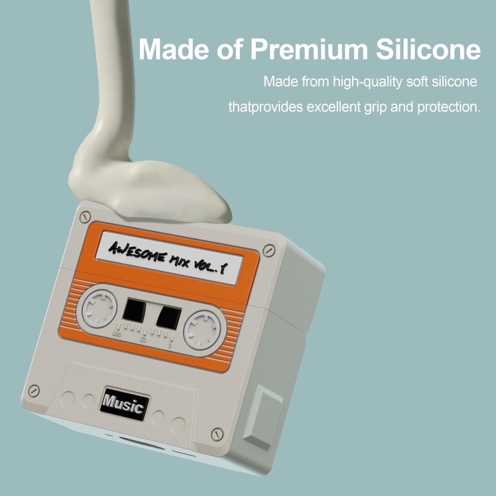 Silicone Earphone Case Protective Wireless Earbuds Cover With Keychain Hook 3