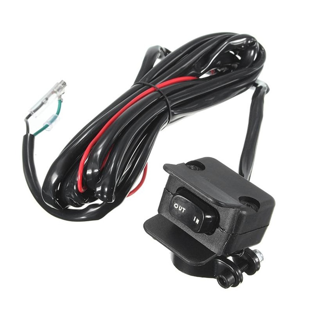 Motorcycle ATV UTV Winch Handlebar Rocker Switch Control Kit For Reliable OffRoad Operation 0
