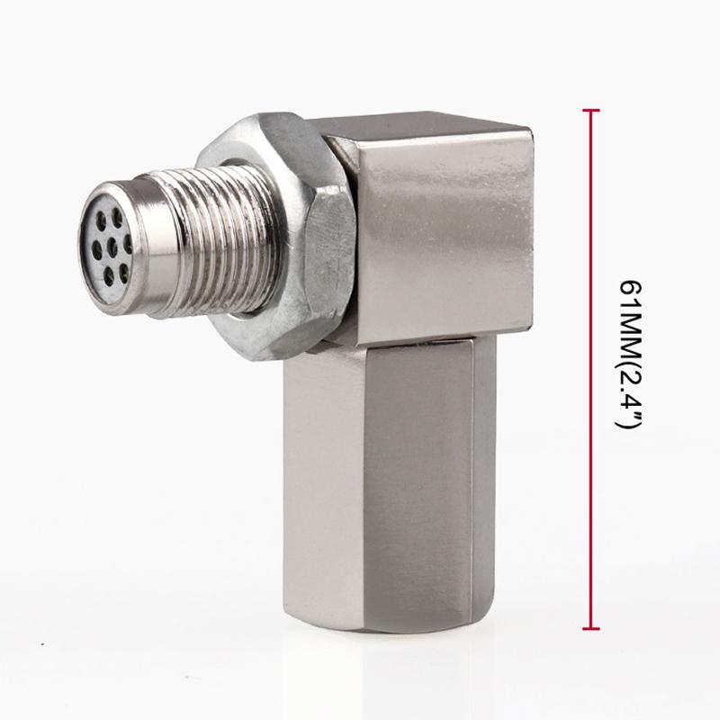 90 Degree O2 Sensor Spacer Mini Catalytic Converter for CEL Fix and Engine Light Removal