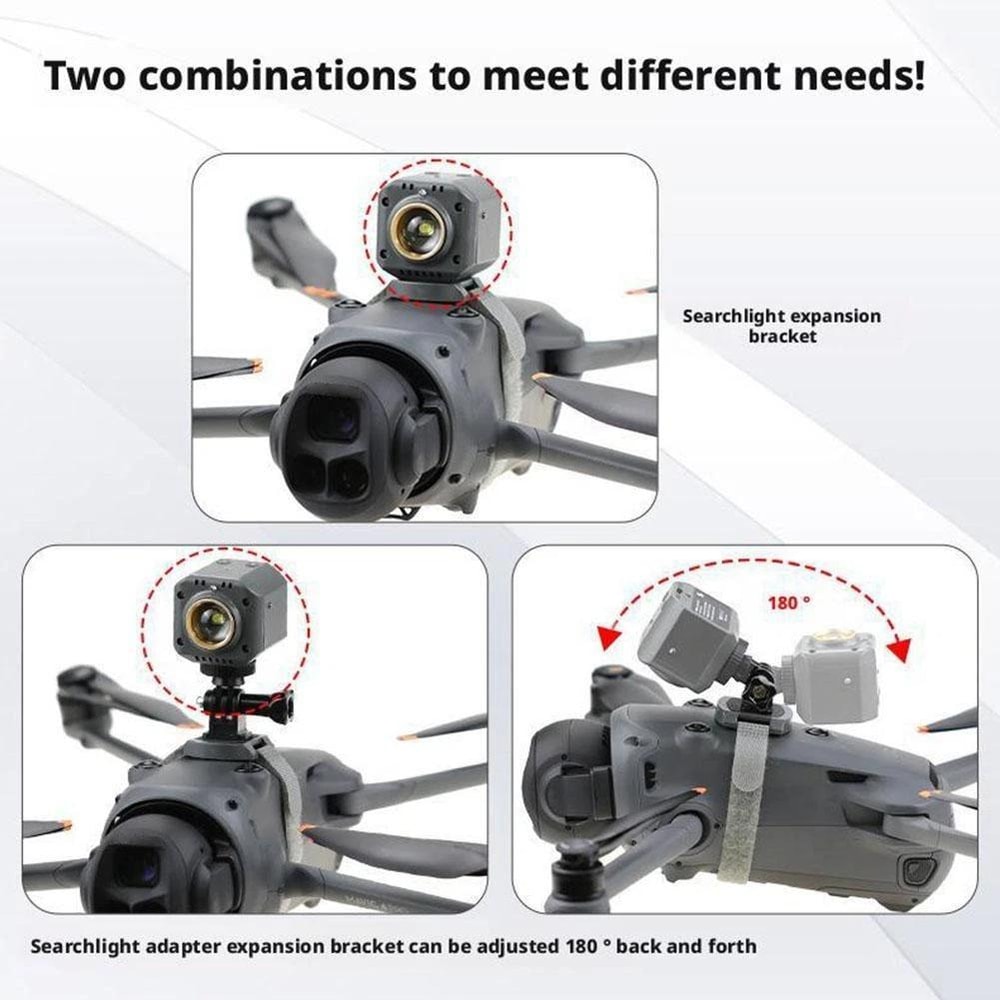 DJI Mavic 4 Pro LED Spotlight Adjustable Drone Searchlight Night Flight Light 2