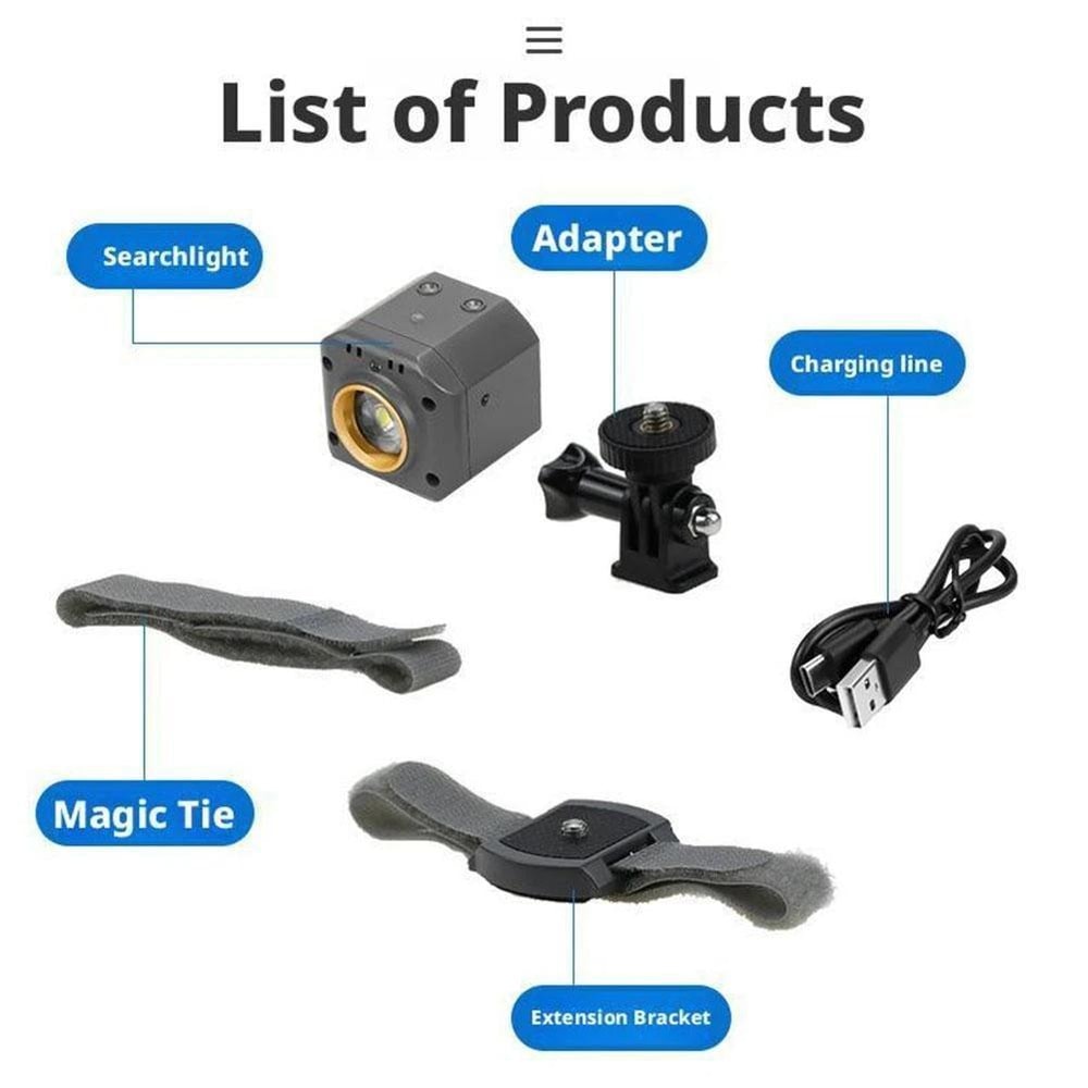 DJI Mavic 4 Pro LED Spotlight Adjustable Drone Searchlight Night Flight Light 6