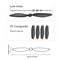 Low-Noise Quick Release Propellers for DJI Mavic 4 Pro Durable Replacement Blades