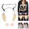 Invisible Silicone Push Up Bra Kit Strapless Backless Adhesive Bra For Deep V Dresses 5
