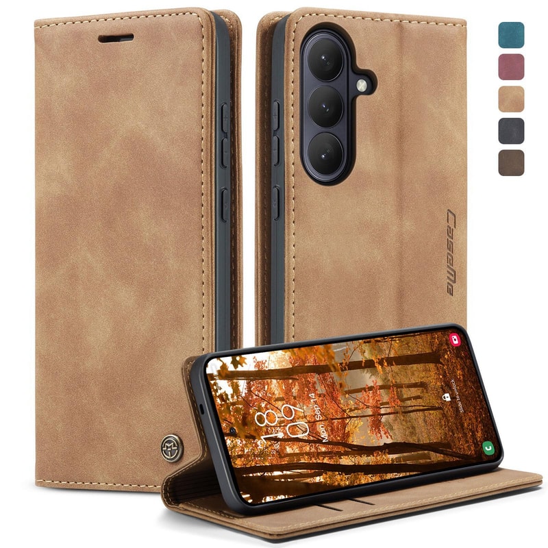 CaseMe Leather Wallet Phone Case Flip Cover With Card Holder Stand 8