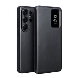 magnetic genuine leather phone case for samsung durable luxury protective cover