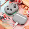Game Console Style AirPods Case, Silicone AirPods Protective Case with Carabiner