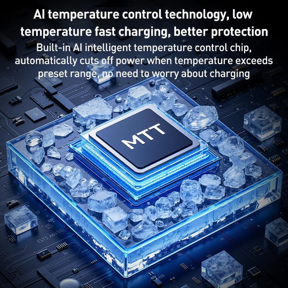 Universal Travel GaN Charger 7 Port Fast Charging Adapter With Dual AC 2