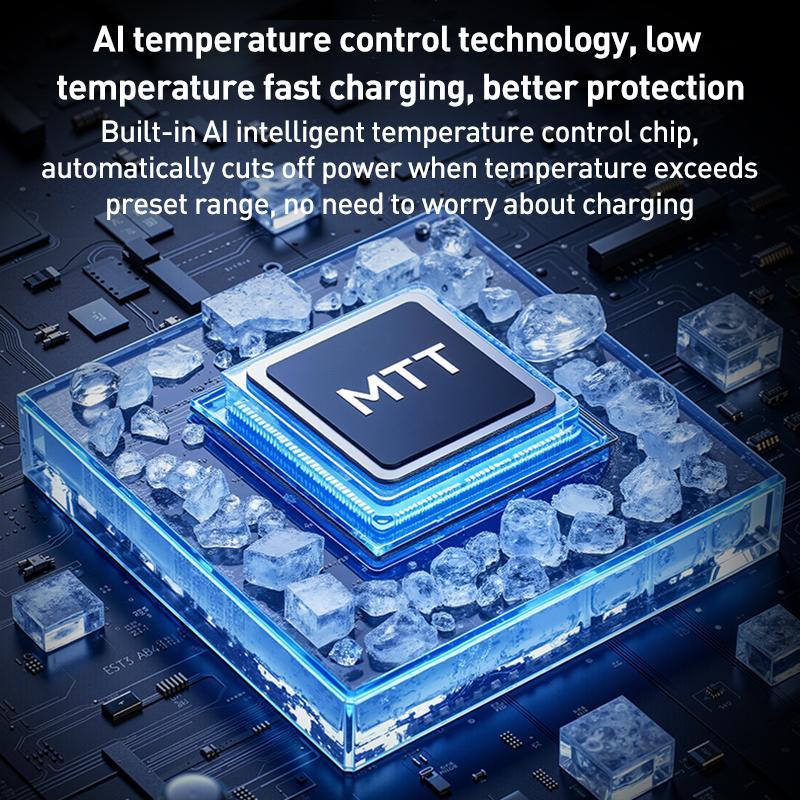 Universal Travel GaN Charger 7 Port Fast Charging Adapter With Dual AC 2