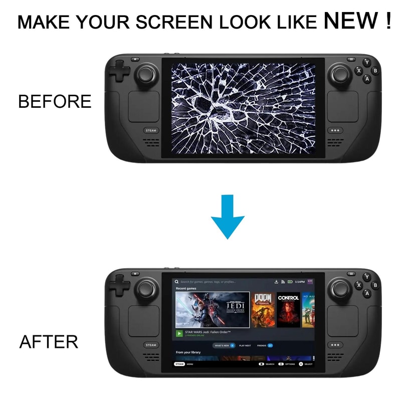 Steam Deck Screen Replacement LCD Digitizer Assembly Full Display Repair Kit 5