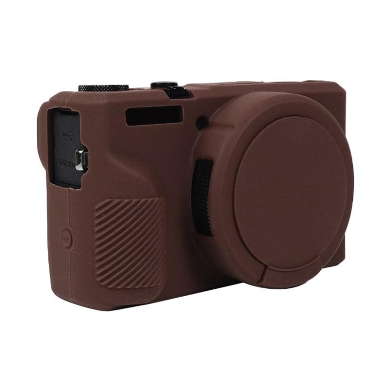 For Canon PowerShot Soft Silicone Protective Case With Lens Cover 3